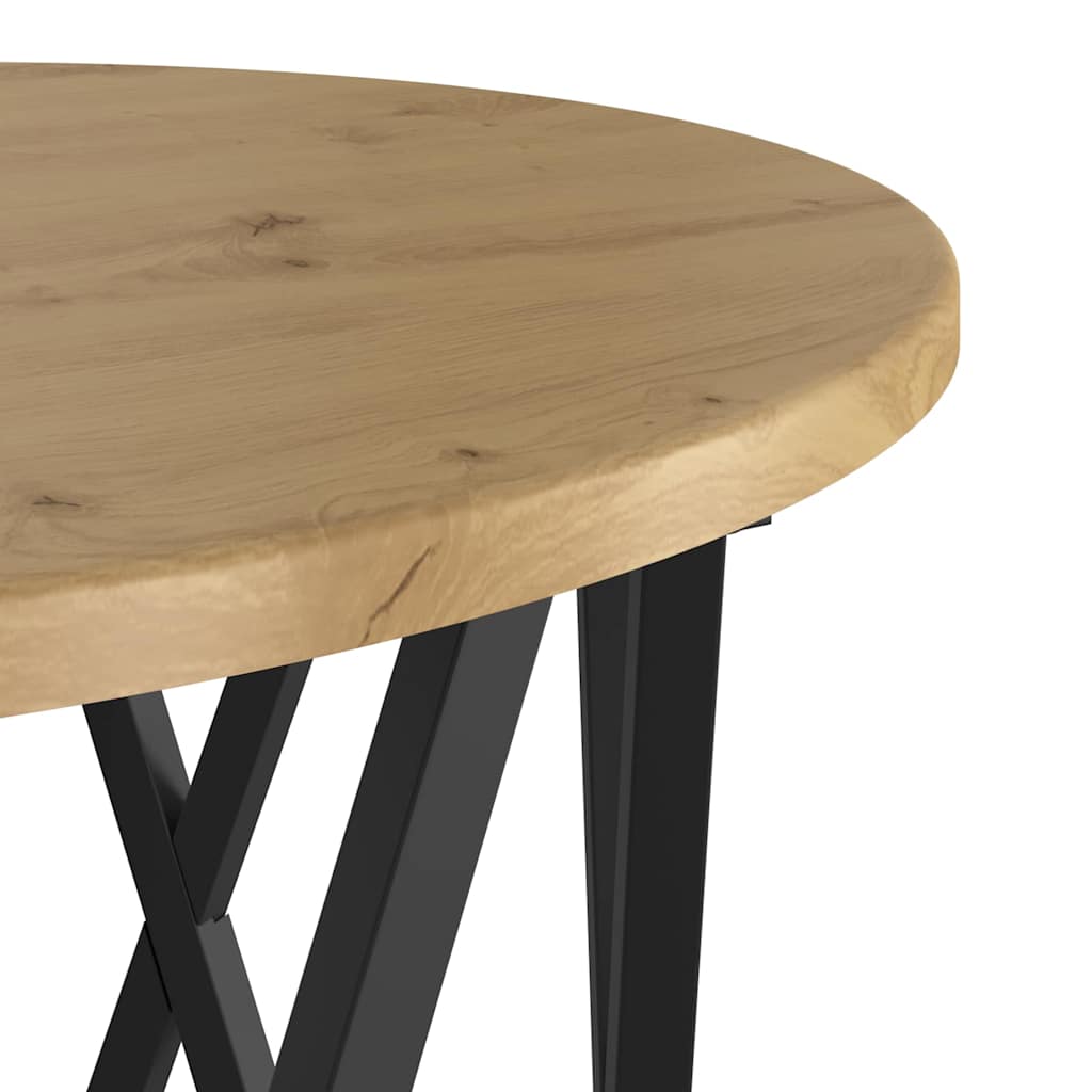 Couchtisch 2 pcs Eiche handwerklich 50 x 50 x 50 cm