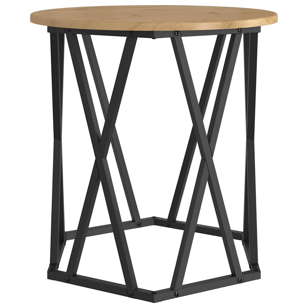 Couchtisch 2 pcs Eiche handwerklich 50 x 50 x 50 cm
