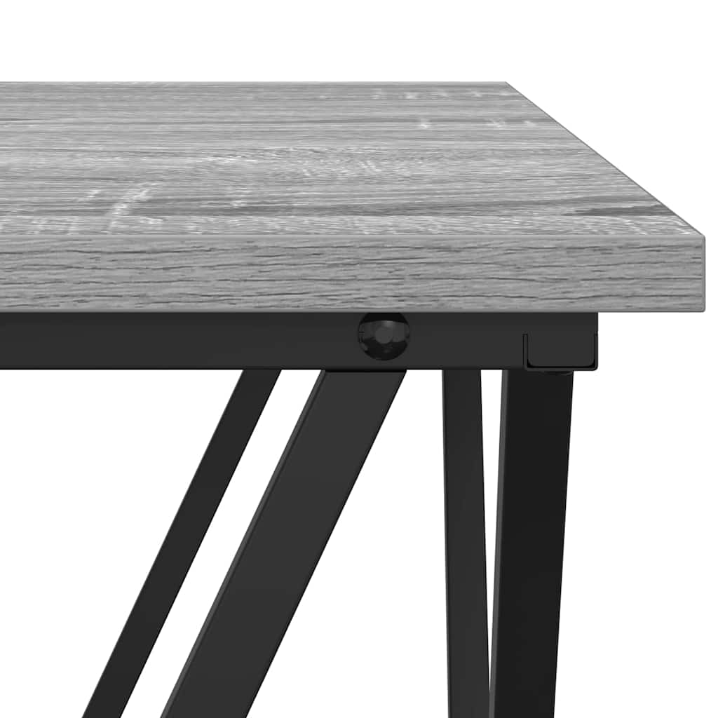 Beistelltisch-Set 2 stk. Graues Sonoma 50 x 50 x 40 cm