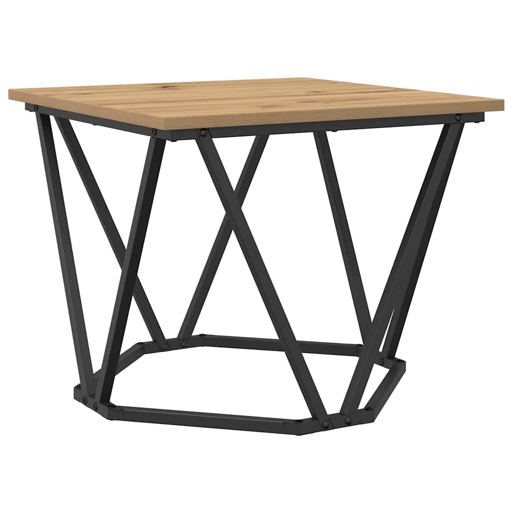 Beistelltisch-Set 2 stk. Artisan-Eiche 50 x 50 x 40 cm