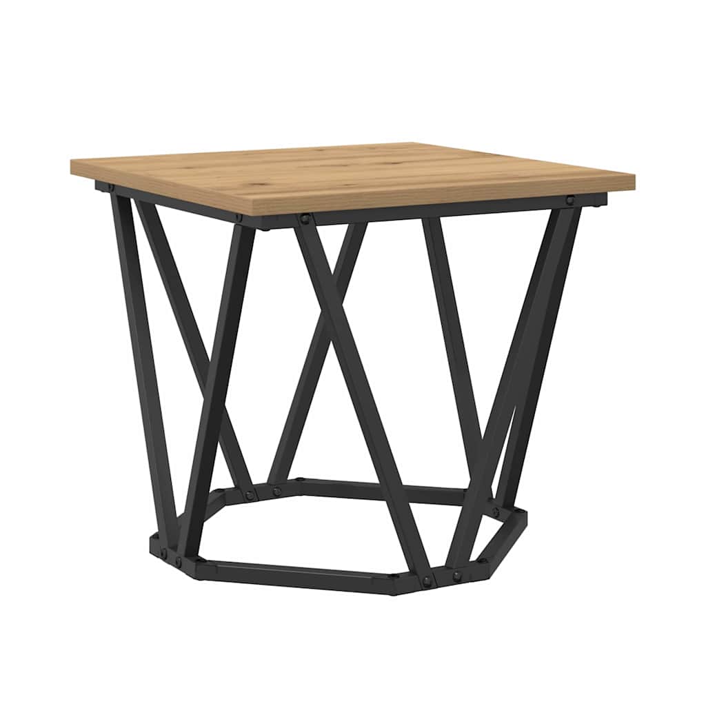 Beistelltisch-Set 2 stk. Artisan-Eiche 50 x 50 x 40 cm