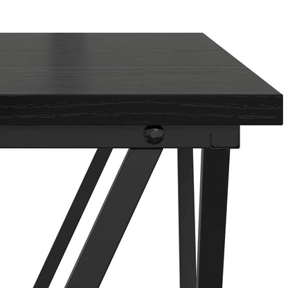 Couchtisch Schwarz Eichen-Optik 80 x 80 x 45 cm