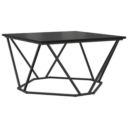 Couchtisch Schwarz Eichen-Optik 80 x 80 x 45 cm