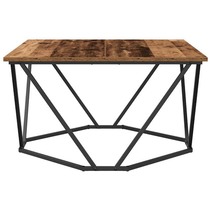 Couchtisch Altholz 80 x 80 x 45 cm Ingenieure Holz und Stahl