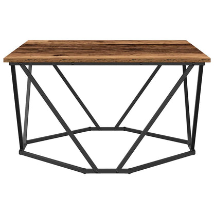 Couchtisch Altholz 80 x 80 x 45 cm Ingenieure Holz und Stahl