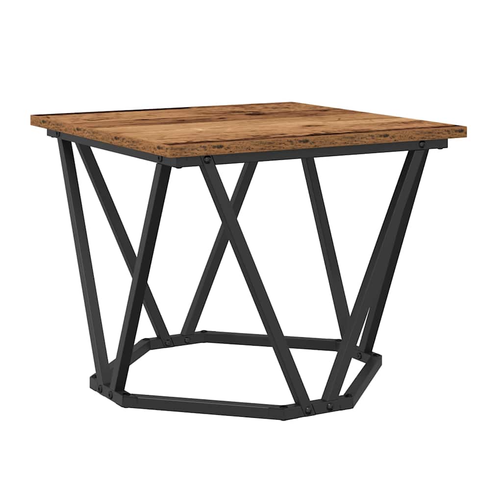 Couchtisch 3 pcs Altholz 50 x 50 x 40 cm
