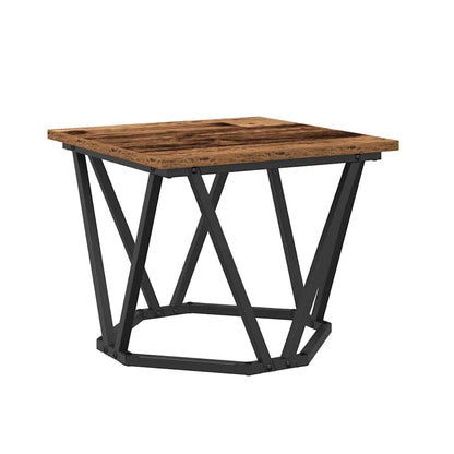 Couchtisch 3 stk. Altholz 50 x 50 x 40 cm