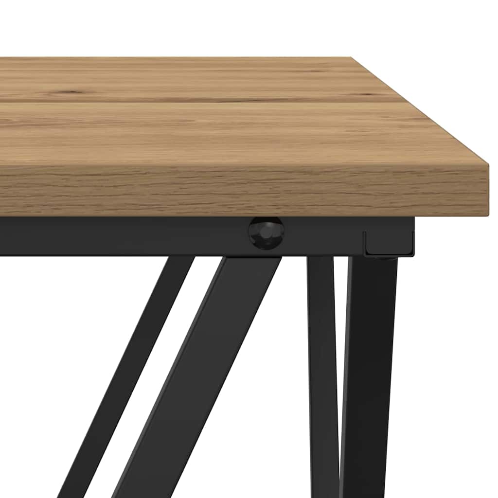 Couchtisch 3 pcs Eiche handwerklich 50 x 50 x 40 cm