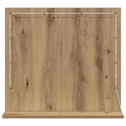 Waschtischspiegel Artisan-Eiche 60 x 55 x 18 cm Rechteckig