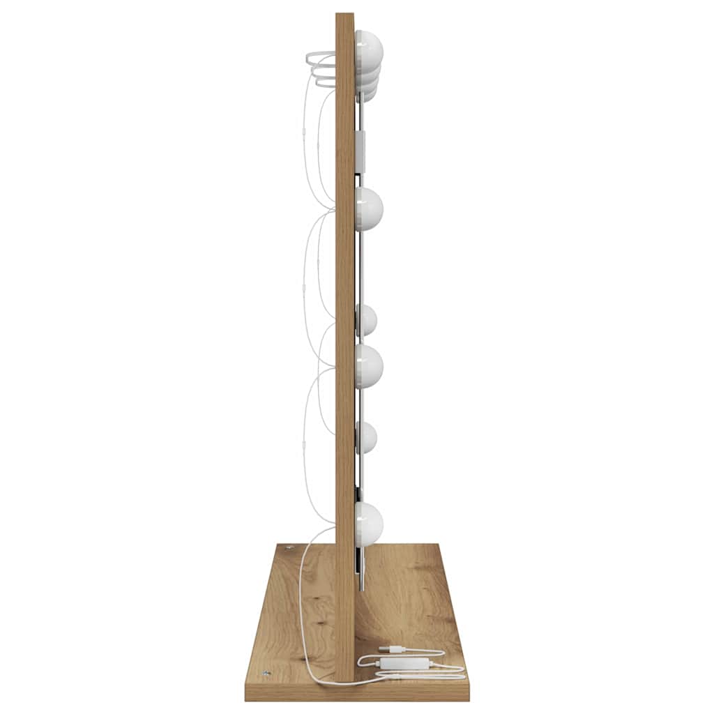 Waschtischspiegel Artisan-Eiche 60 x 55 x 18 cm Rechteckig