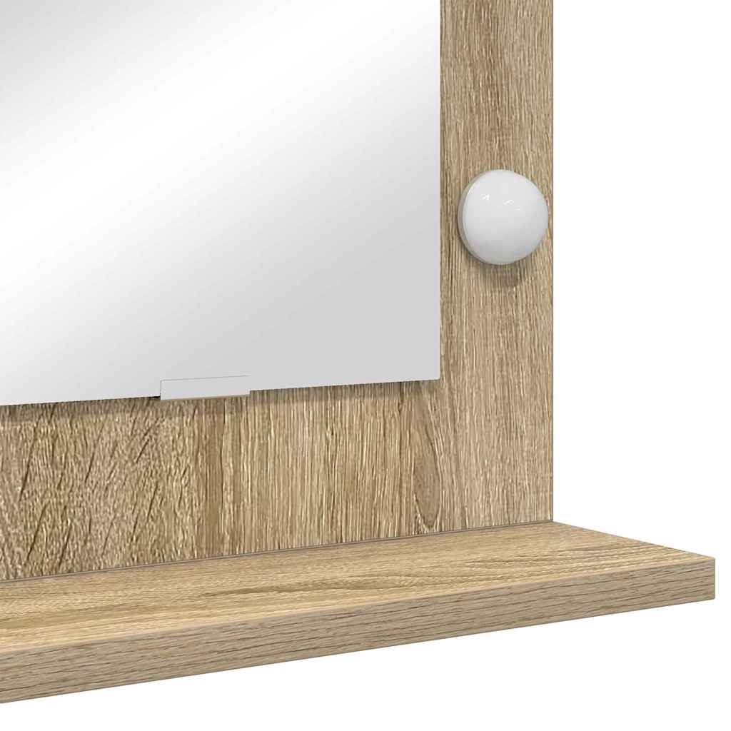 Waschtischspiegel Sonoma-Eiche 100 x 55 x 18 cm Rechteckig