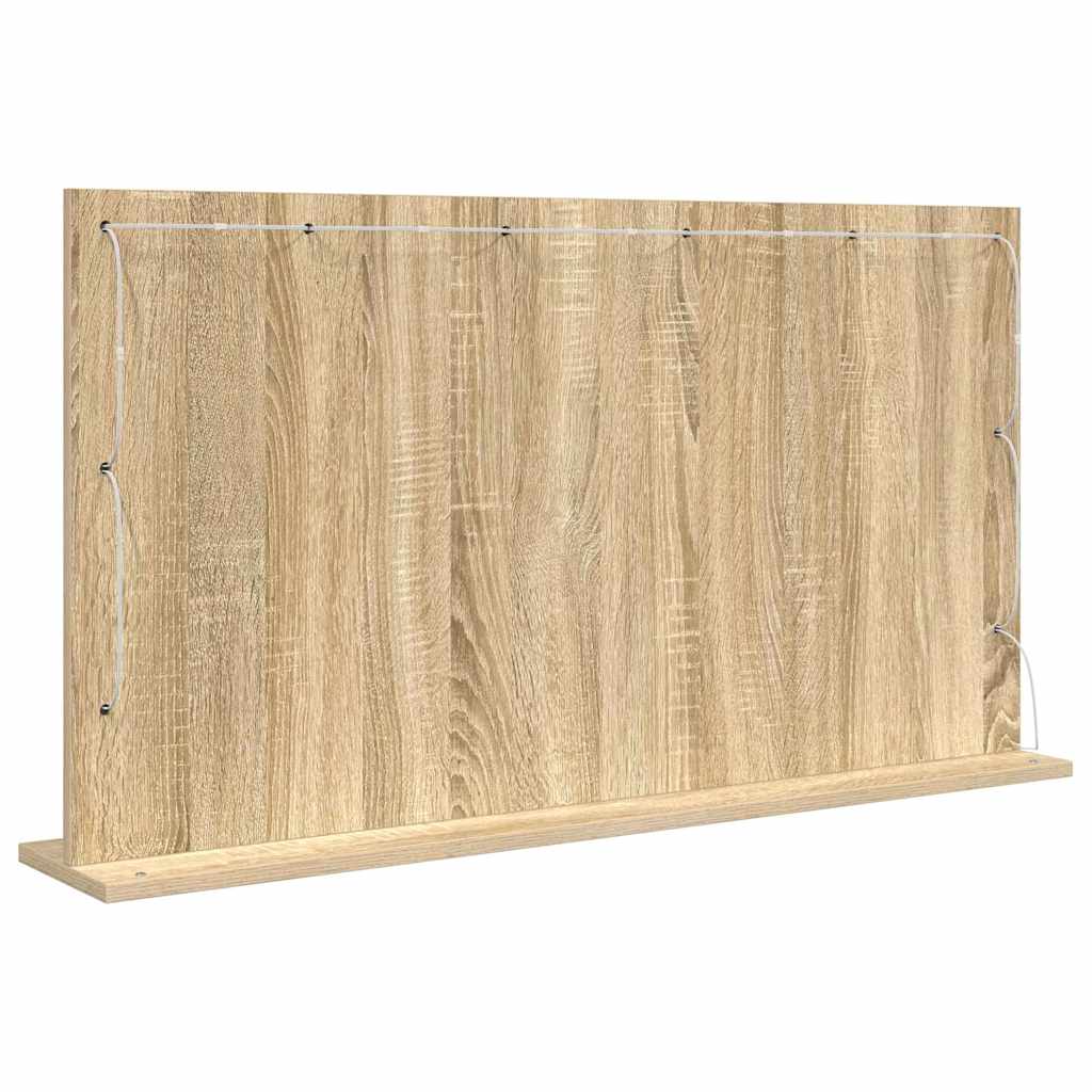 Waschtischspiegel Sonoma-Eiche 100 x 55 x 18 cm Rechteckig