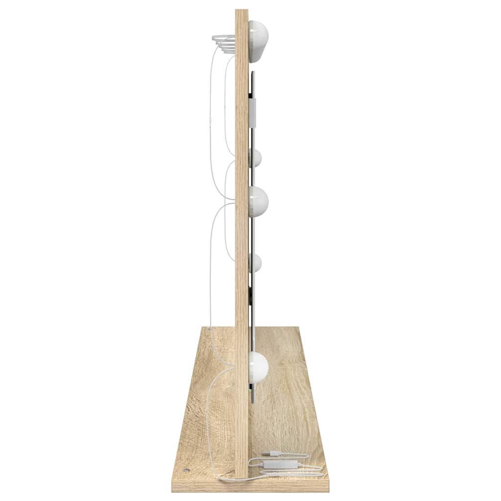 Waschtischspiegel Sonoma-Eiche 100 x 55 x 18 cm Rechteckig