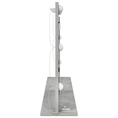 Waschtischspiegel Betongrau 100 x 55 x 18 cm Rechteckig