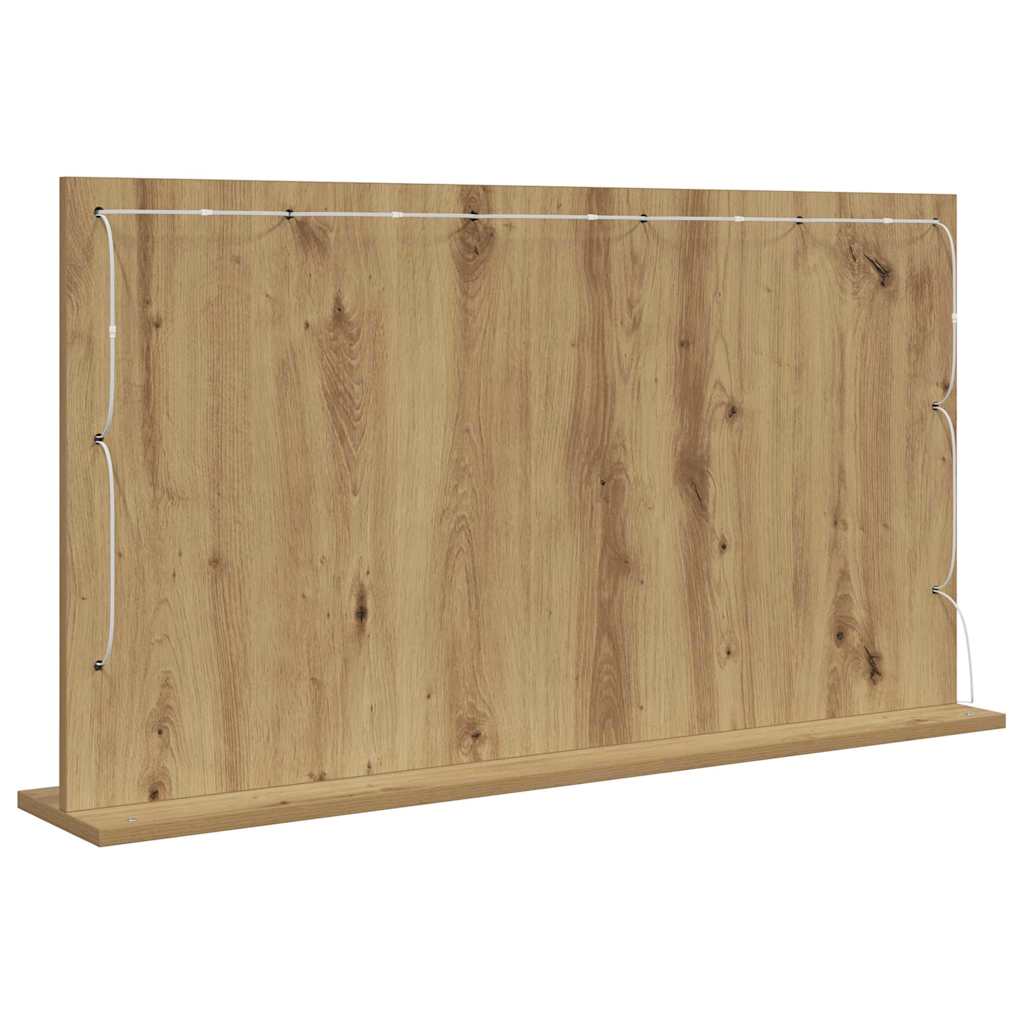 Waschtischspiegel Artisan-Eiche 100 x 55 x 18 cm Rechteckig