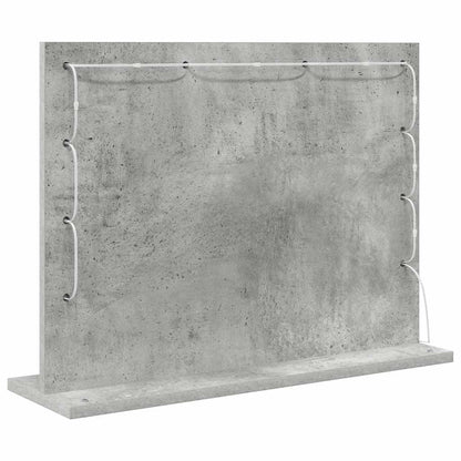 Waschtischspiegel Betongrau 60 x 45 x 18 cm Rechteckig