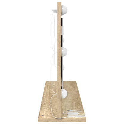 Waschtischspiegel Sonoma-Eiche 80 x 45 x 18 cm Rechteckig