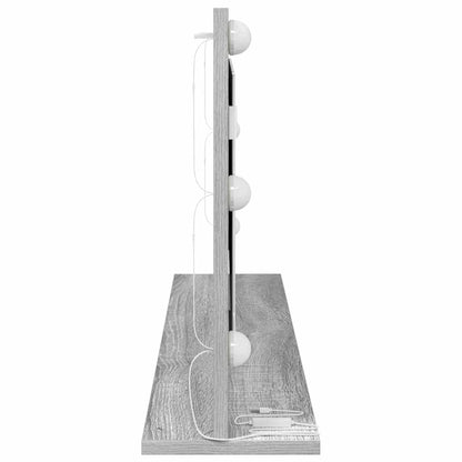 Waschtischspiegel Sonoma-Grau 100 x 45 x 18 cm Rechteckig