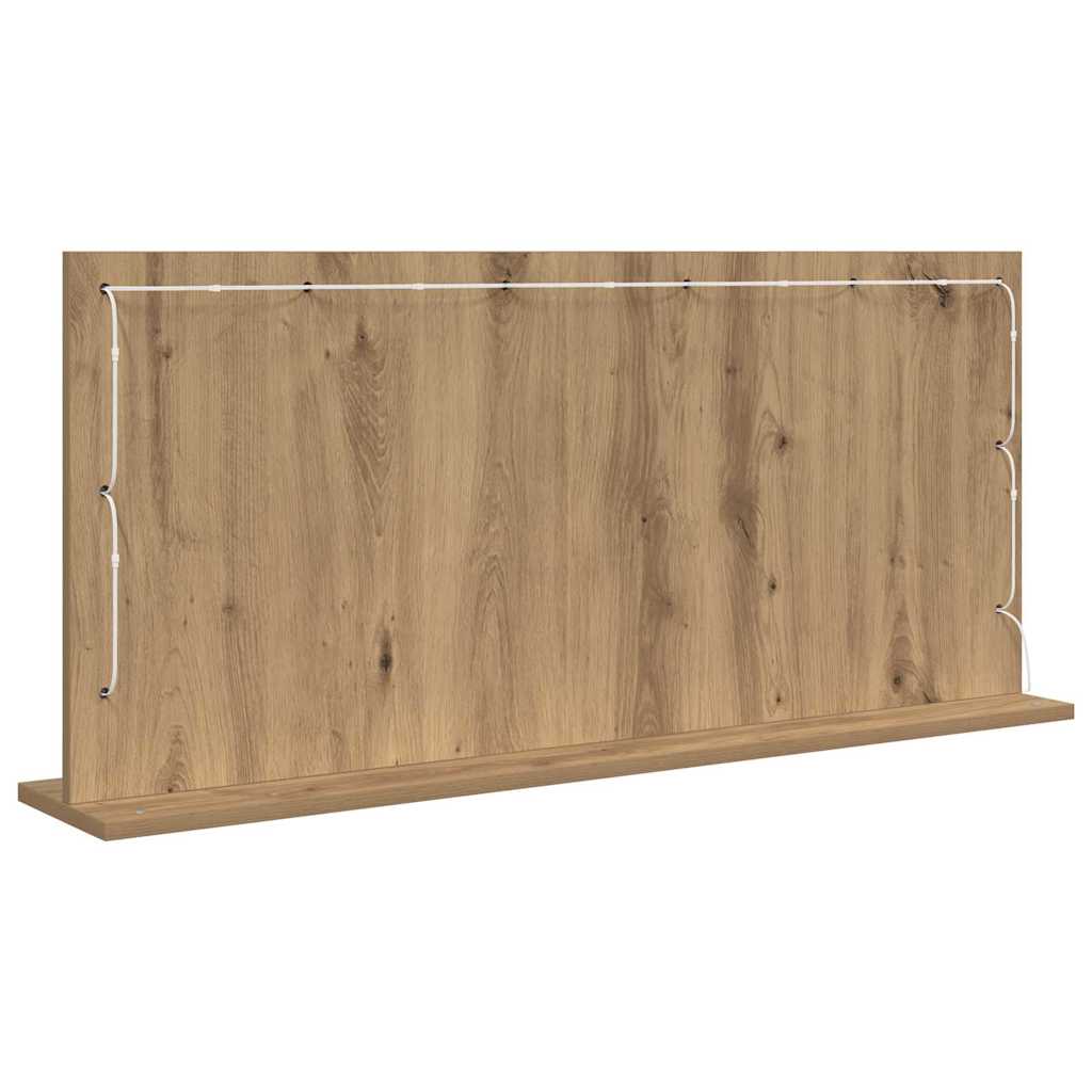 Waschtischspiegel Artisan-Eiche 100 x 45 x 18 cm Rechteckig
