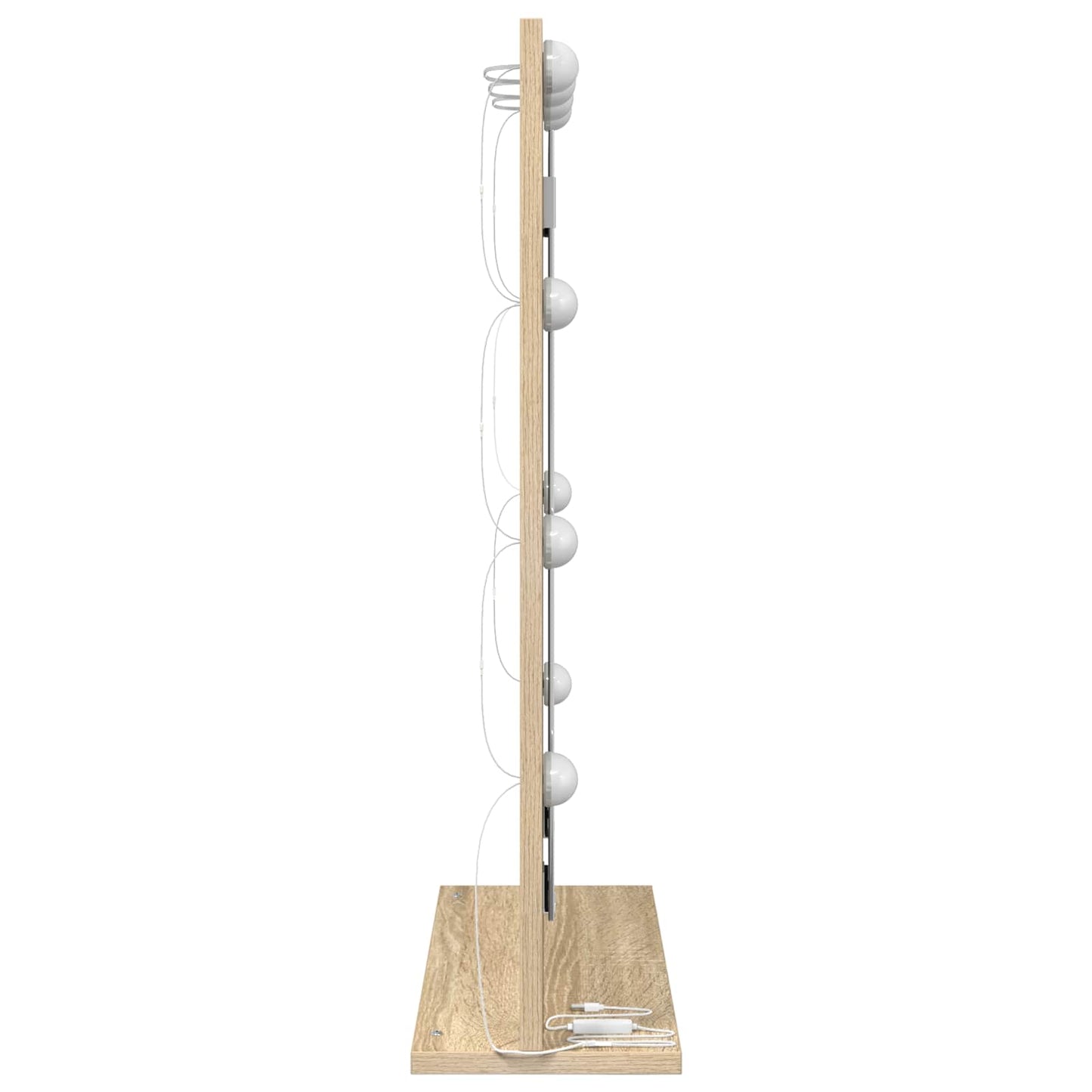 Waschtischspiegel Sonoma-Eiche 70 x 50 x 18 cm Rechteckig