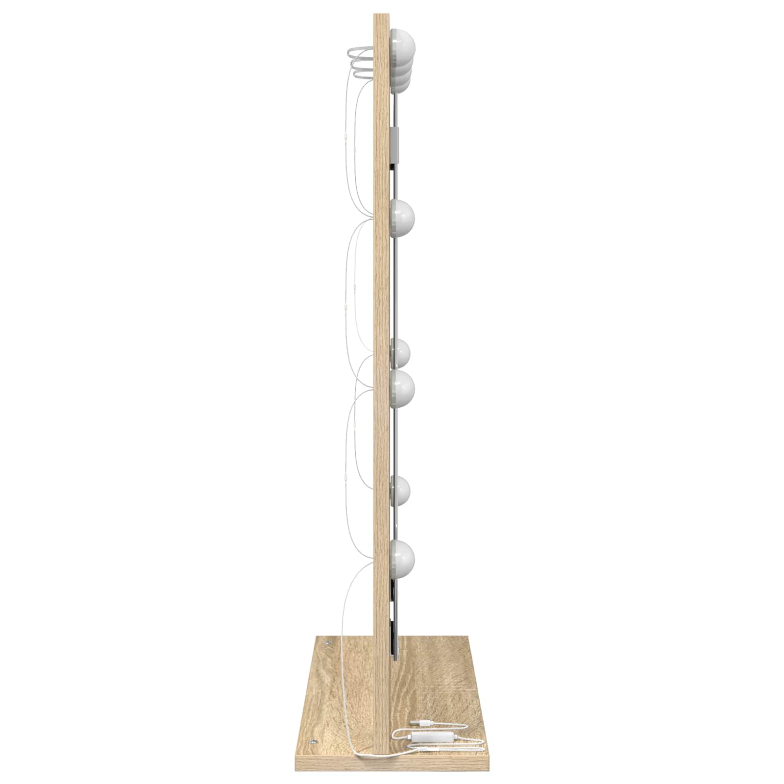 Waschtischspiegel Sonoma-Eiche 70 x 50 x 18 cm Rechteckig