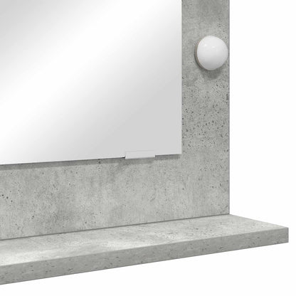 Waschtischspiegel Betongrau 70 x 50 x 18 cm Rechteckig