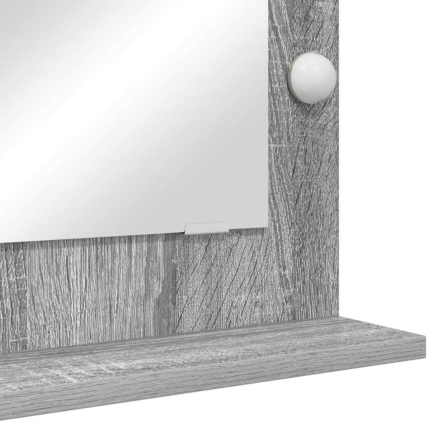 Waschtischspiegel Sonoma-Grau 70 x 50 x 18 cm Rechteckig