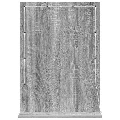 Waschtischspiegel Sonoma-Grau 70 x 50 x 18 cm Rechteckig