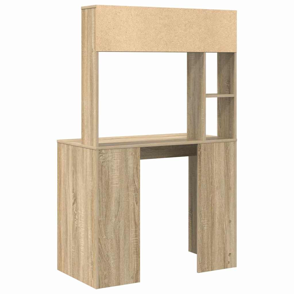 Schreibtisch Sonoma-Eiche 91 x 50 x 149 cm Holzwerkstoff