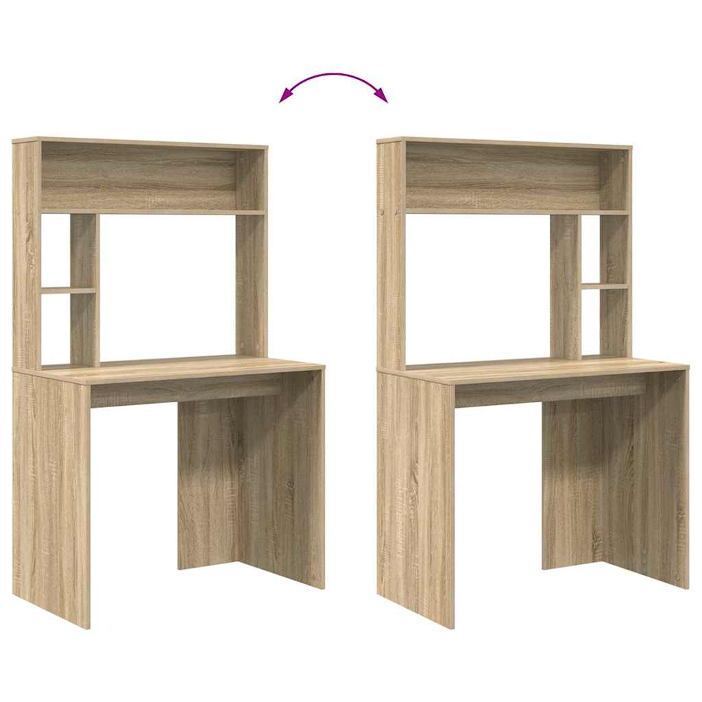 Schreibtisch Sonoma-Eiche 91 x 50 x 149 cm Holzwerkstoff