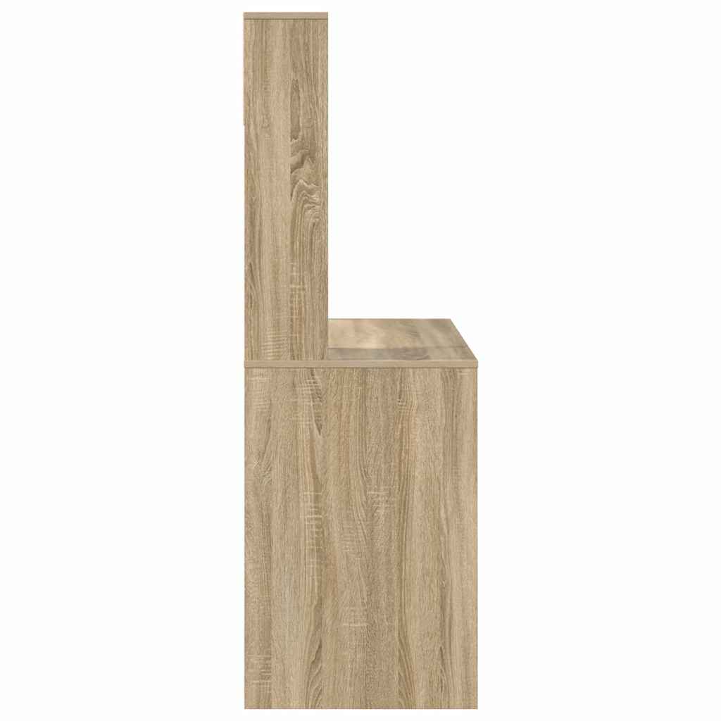 Schreibtisch Sonoma-Eiche 91 x 50 x 149 cm Holzwerkstoff