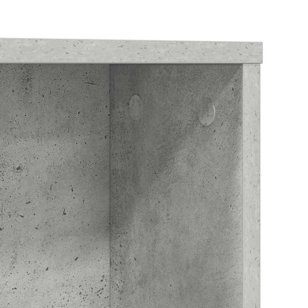 Schreibtisch Betongrau 91 x 50 x 149 cm Holzwerkstoff