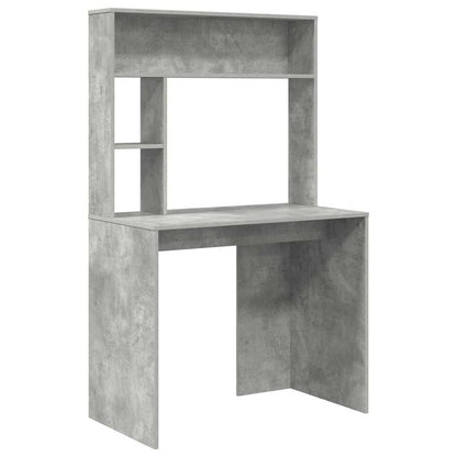 Schreibtisch Betongrau 91 x 50 x 149 cm Holzwerkstoff