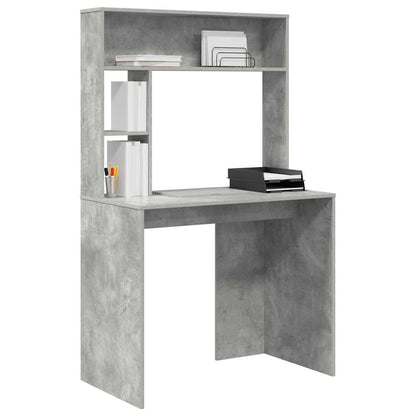 Schreibtisch Betongrau 91 x 50 x 149 cm Holzwerkstoff