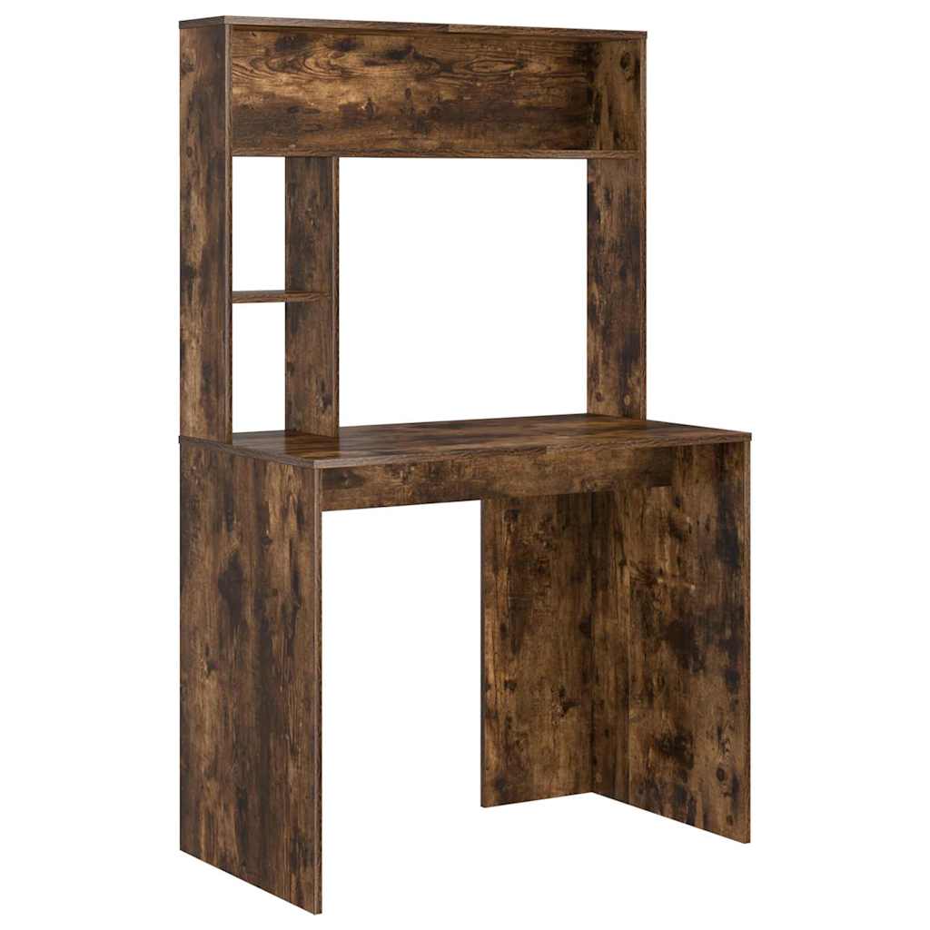 Schreibtisch Räuchereiche 91 x 50 x 149 cm Holzwerkstoff