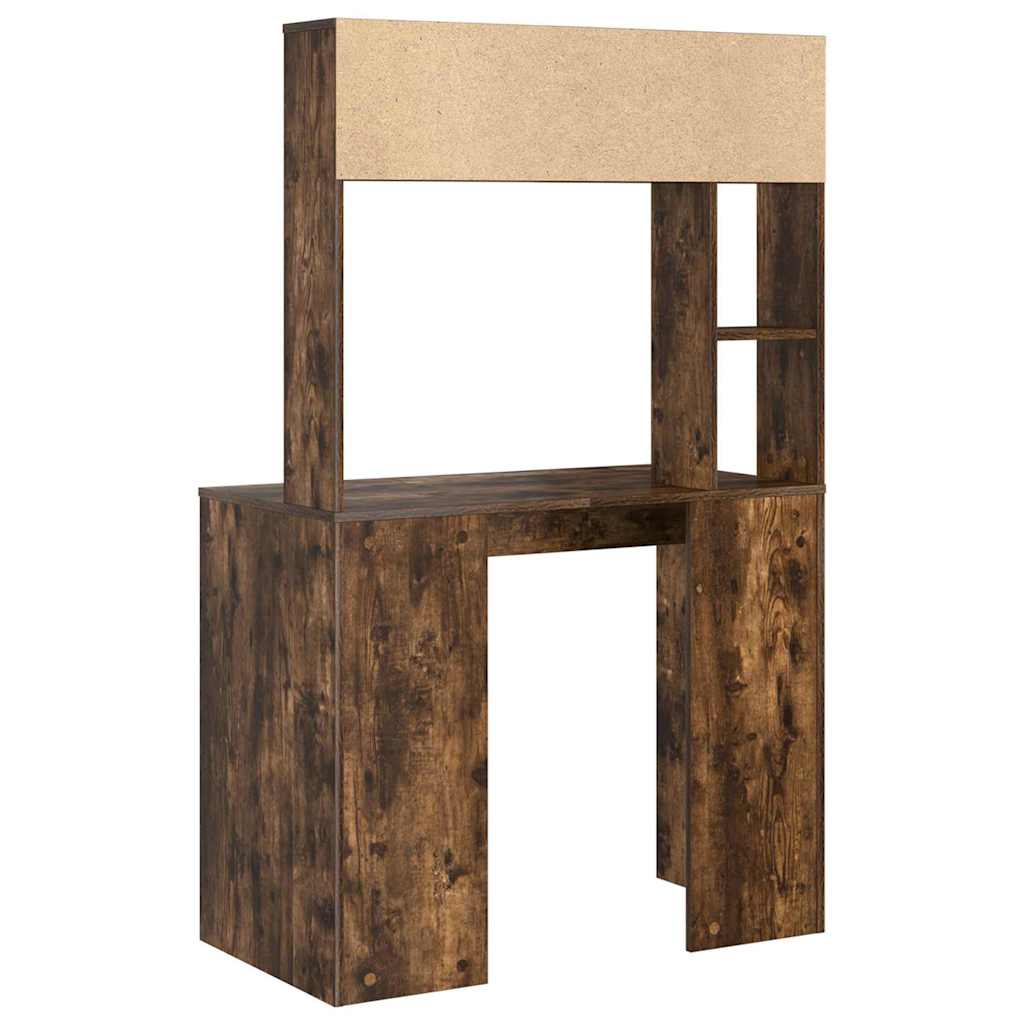 Schreibtisch Räuchereiche 91 x 50 x 149 cm Holzwerkstoff
