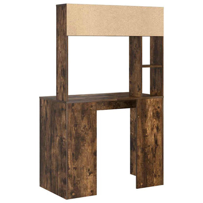 Schreibtisch Räuchereiche 91 x 50 x 149 cm Holzwerkstoff