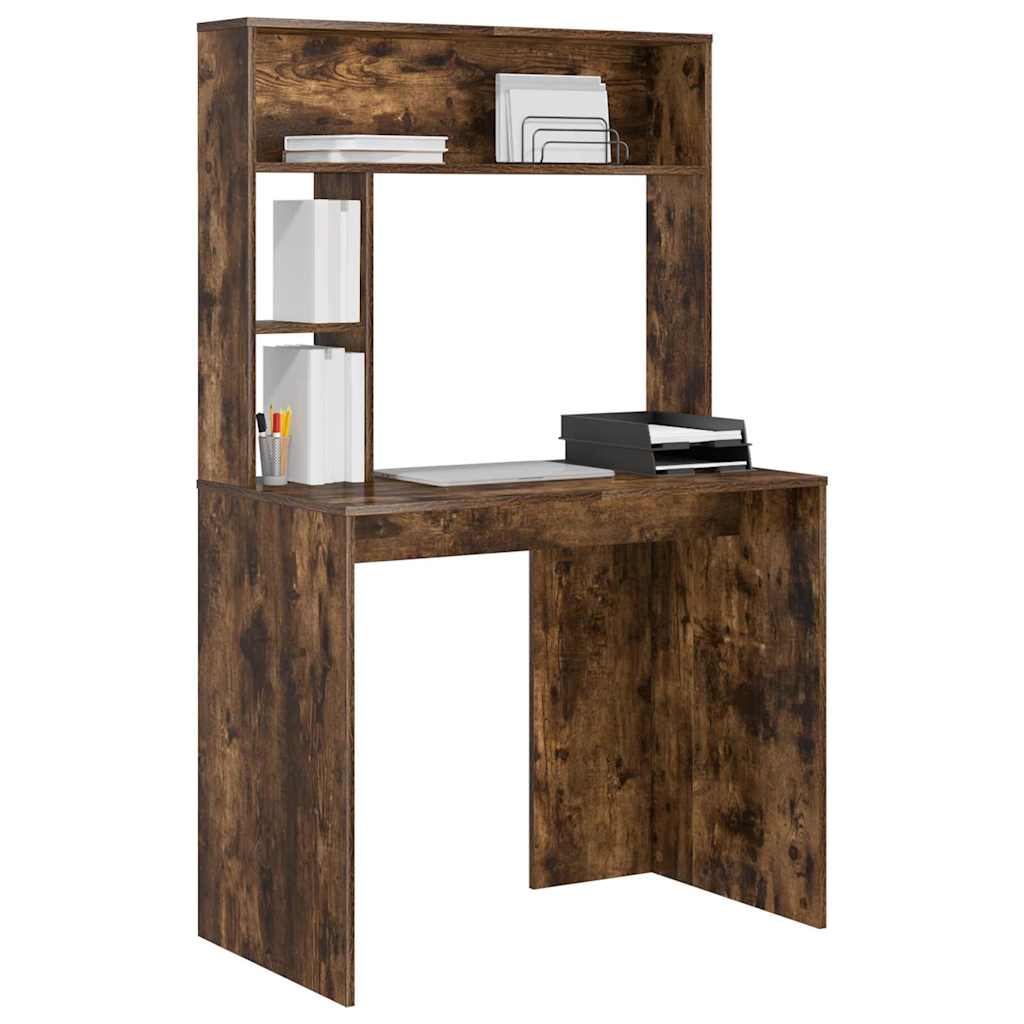Schreibtisch Räuchereiche 91 x 50 x 149 cm Holzwerkstoff