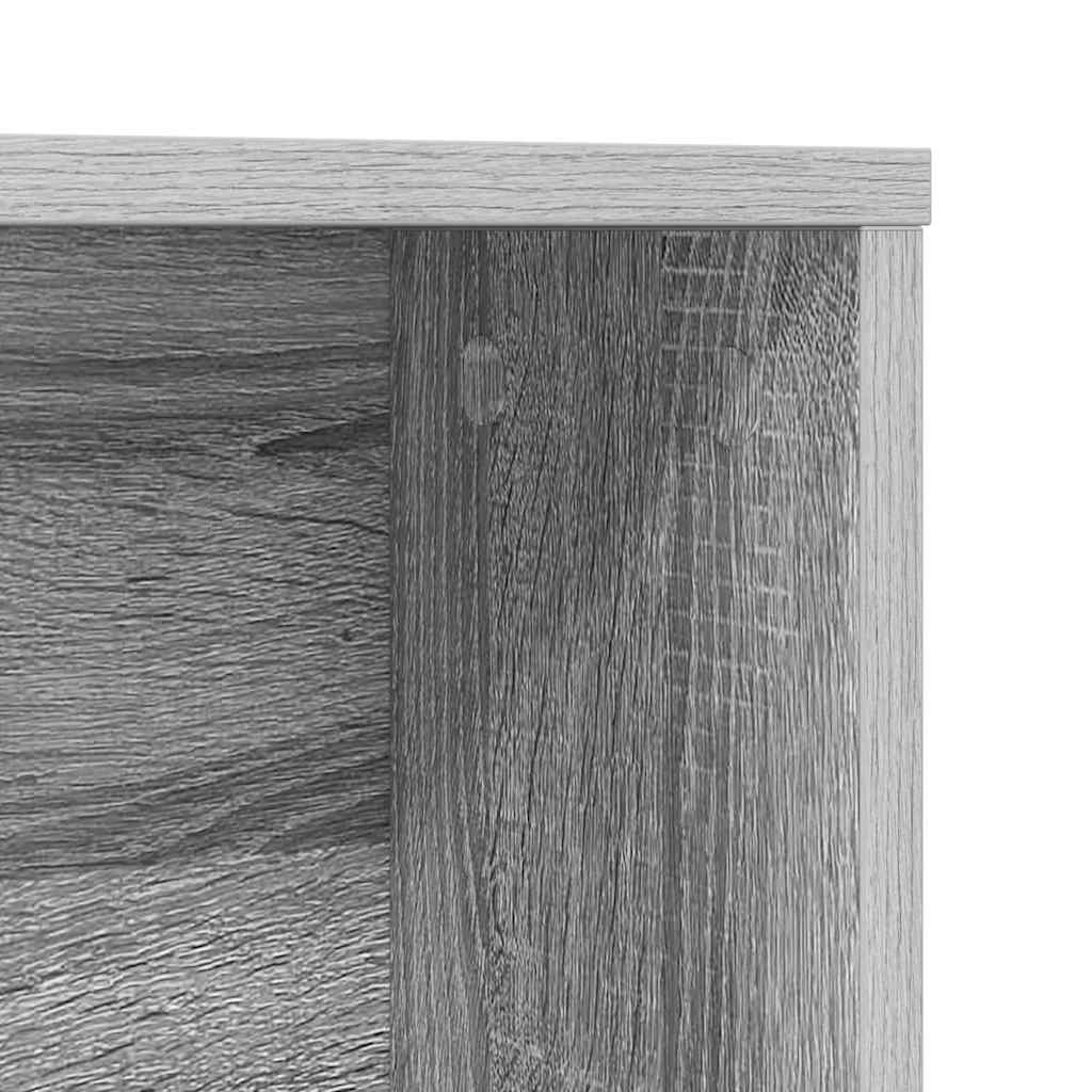 Schreibtisch Sonoma-Grau 91 x 50 x 149 cm Holzwerkstoff