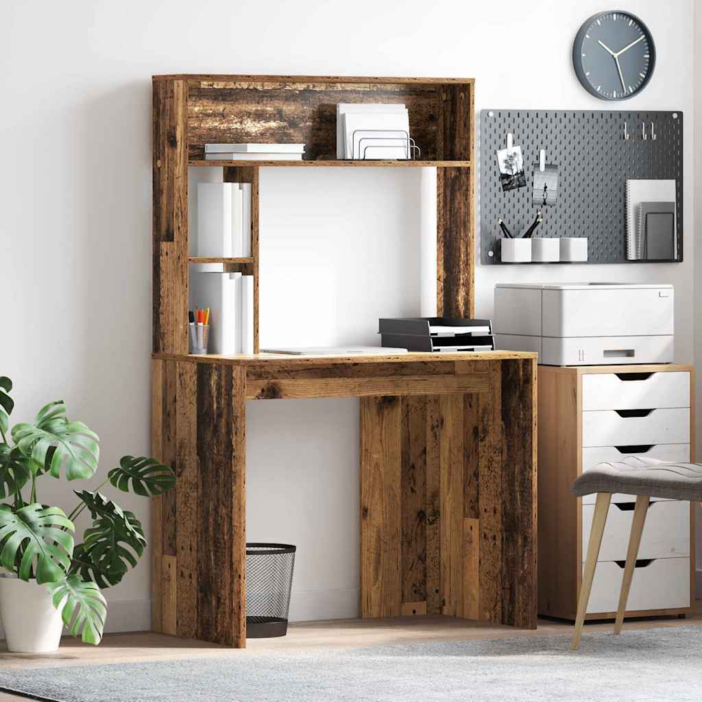 Schreibtisch Altholz 91 x 50 x 149 cm Holzwerkstoff