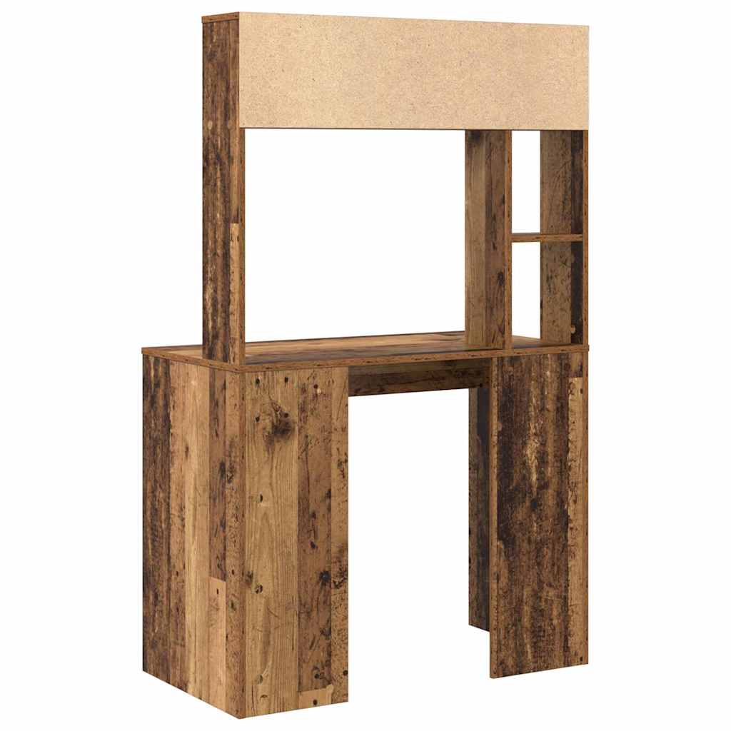 Schreibtisch Altholz 91 x 50 x 149 cm Holzwerkstoff
