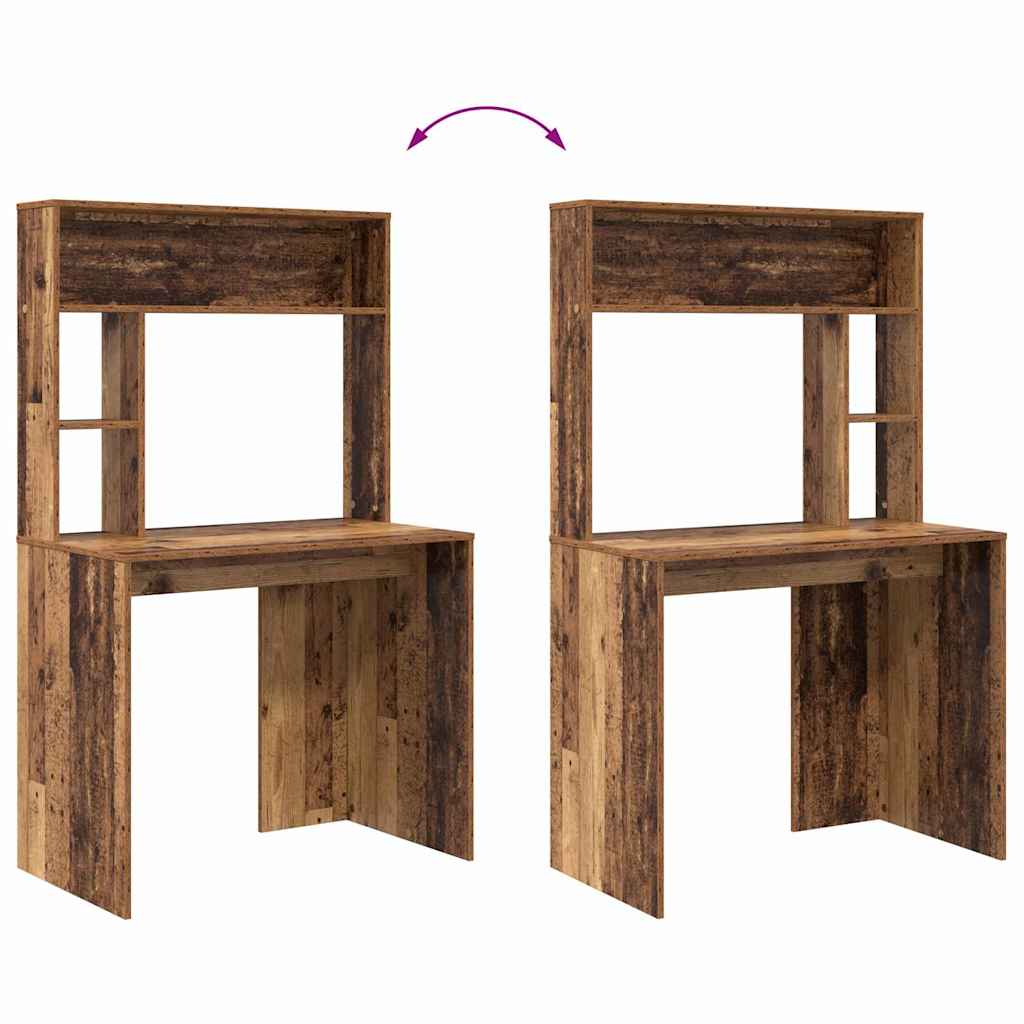 Schreibtisch Altholz 91 x 50 x 149 cm Holzwerkstoff