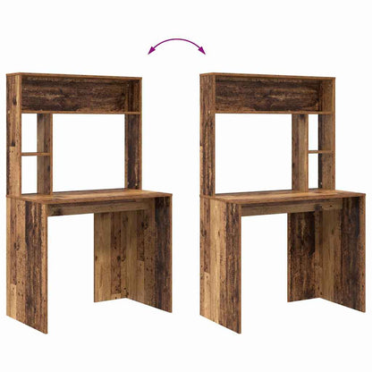 Schreibtisch Altholz 91 x 50 x 149 cm Holzwerkstoff