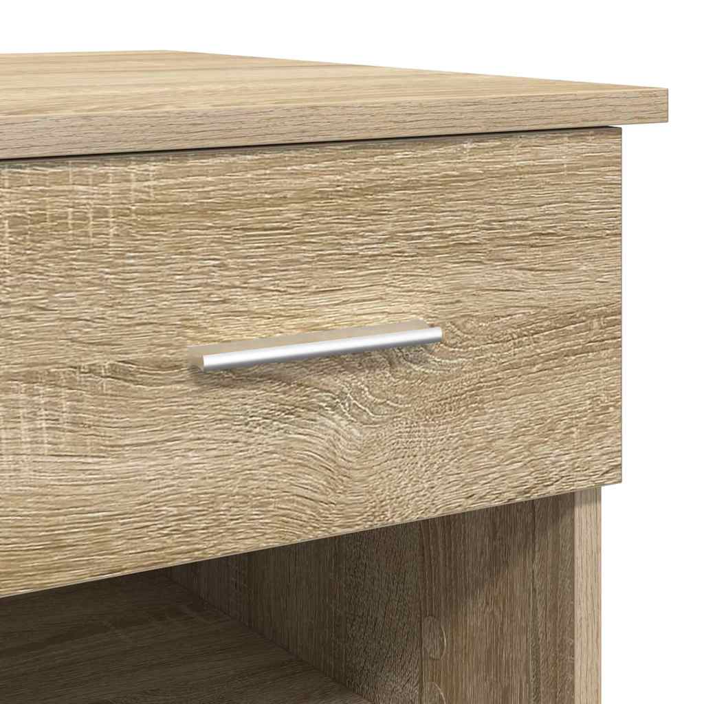 Schreibtisch Sonoma-Eiche 90 x 49,5 x 75 cm Holzwerkstoff