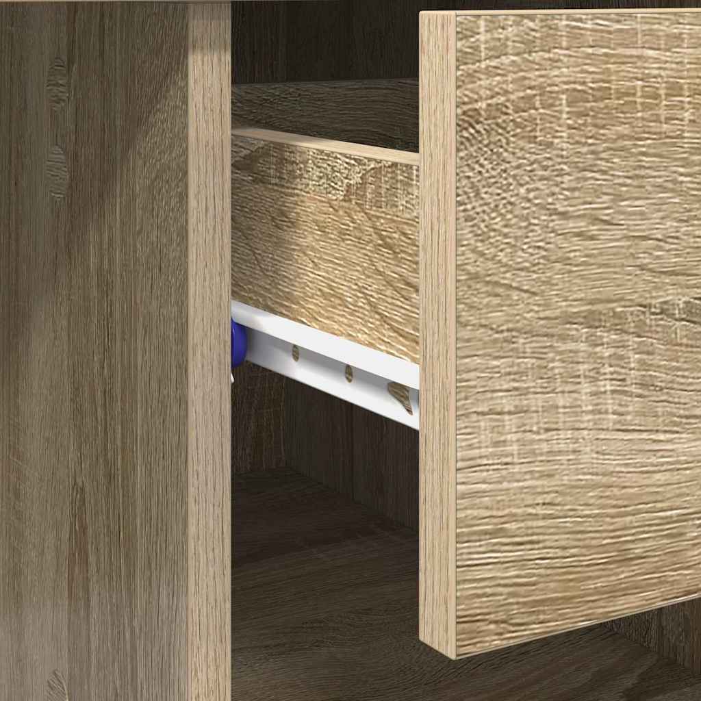 Schreibtisch Sonoma-Eiche 90 x 49 x 75 cm Holzwerkstoff