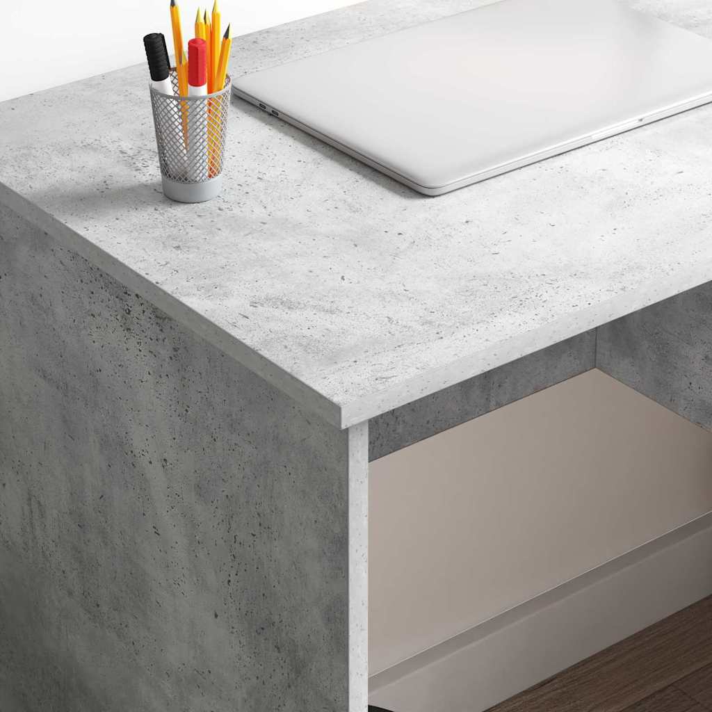 Schreibtisch Betongrau 90 x 49 x 75 cm Holzwerkstoff