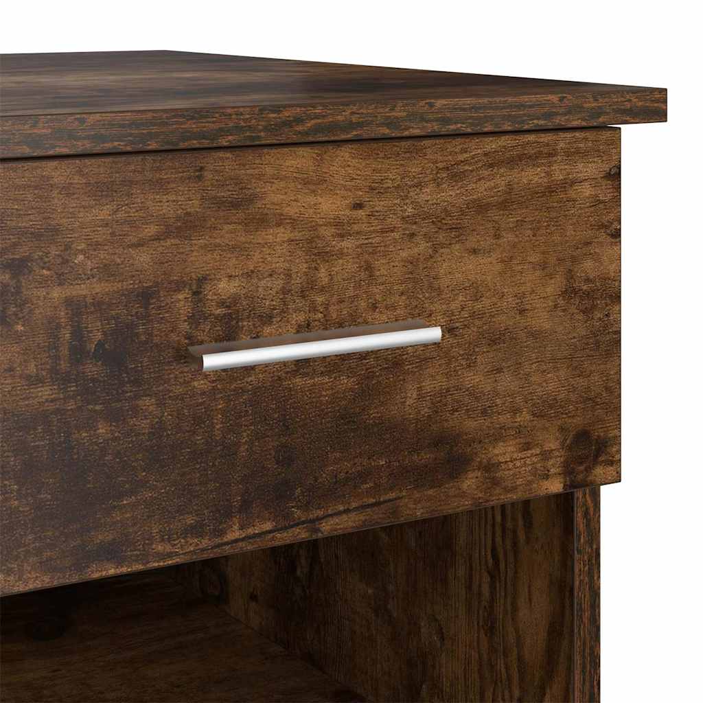 Schreibtisch Räuchereiche 90 x 49 x 75 cm Holzwerkstoff