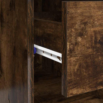 Schreibtisch Räuchereiche 90 x 49 x 75 cm Holzwerkstoff