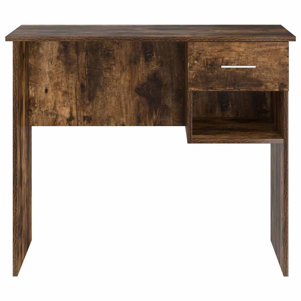 Schreibtisch Räuchereiche 90 x 49 x 75 cm Holzwerkstoff