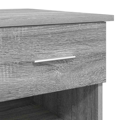 Schreibtisch Sonoma-Grau 90 x 49 x 75 cm Holzwerkstoff